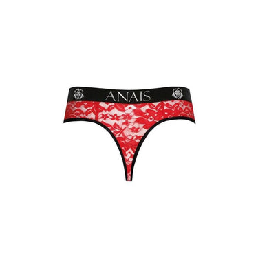Perizoma Uomo Anais Brave String S in Pizzo Rosso Floreale